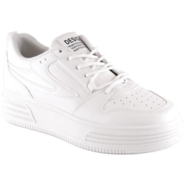 Vinceza W JAN231 chaussures de sport à plateforme blanc