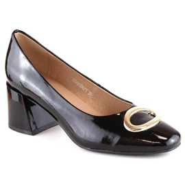 Escarpins vernis Vinceza W JAN179C noir