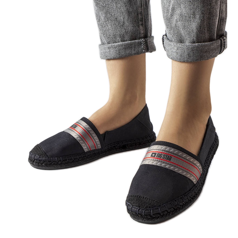 Espadrilles noires Big Star LL274894 le noir