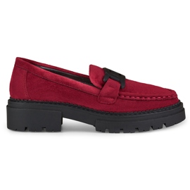 La.Fi Mocassins plateforme fuchsia rose