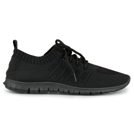 Chaussures de sport noires légères pour femmes
