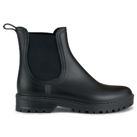 Bottes de pluie classiques Vanessa pour femmes noir