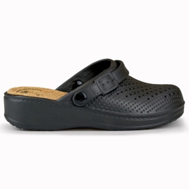 Chaussons femme confortables avec doigts recouverts noir