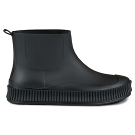Bottes de pluie femme noir mat