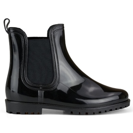 Bottes en caoutchouc classiques pour femmes noires le noir