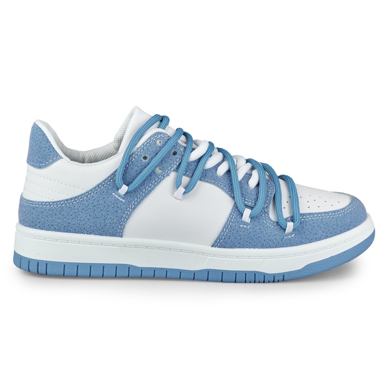 Chaussures de sport pour femmes blanches et bleues