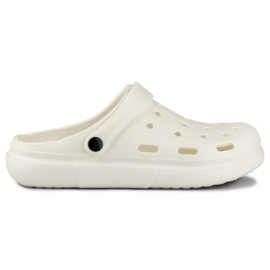 Pantoufles blanches confortables et douces pour femmes