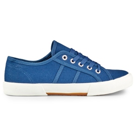 Baskets basses marine bleu