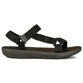 Sandales noires pour femmes avec velcro