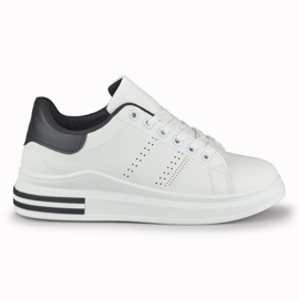 Baskets femme Gerini noires et blanches Baskets femme Gerini noires et blanches
