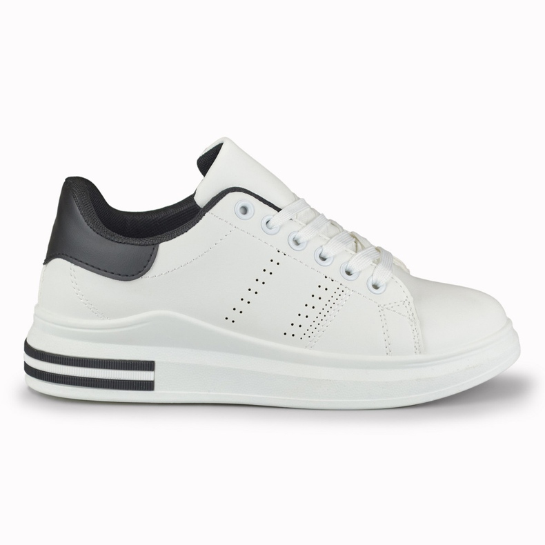 Baskets femme Gerini noires et blanches