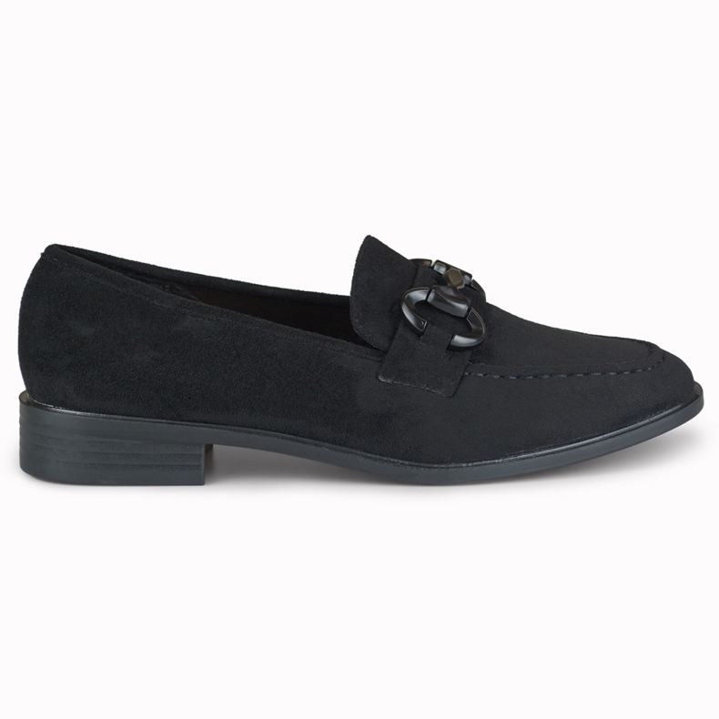 Chaussures femme en daim noir le noir