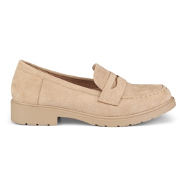 Chaussures femme en daim classique beige Chaussures femme en daim classique beige