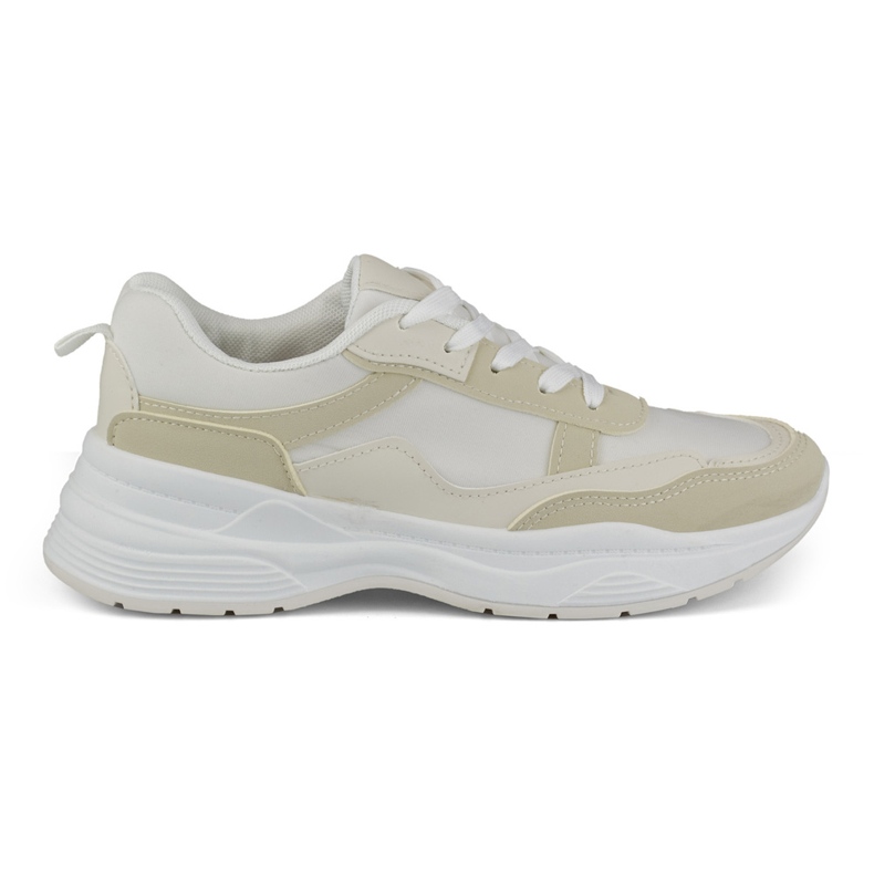 Baskets femme Violett classiques beige
