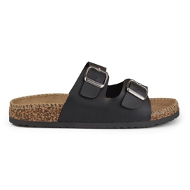 Chaussons femme confortables noirs