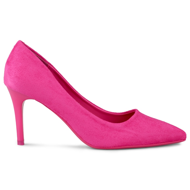 Talons hauts classiques en daim fuchsia rose
