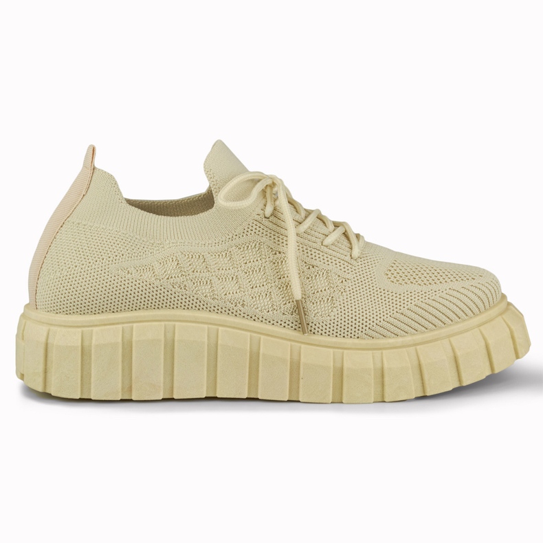 Chaussures de sport femme souples beiges Chaussures de sport femme souples beiges