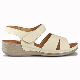 Sandales confortables pour femmes beiges