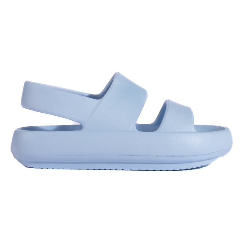 Sandales en caoutchouc Shelovet bleues pour femmes Sandales en caoutchouc Shelovet bleues pour femmes