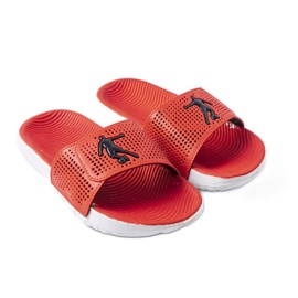 Chaussons en caoutchouc rouge et blanc d'Athènes