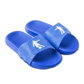 Chaussons en caoutchouc bleu d'Athènes