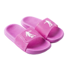 Chaussons en caoutchouc rose d'Athènes