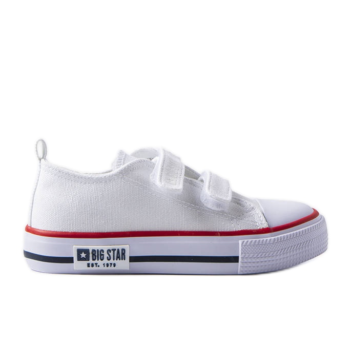 Baskets blanches pour enfants Big Star KK374085