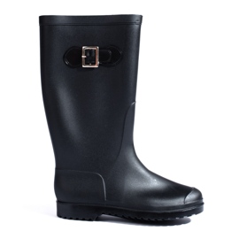 Bottes hautes pour femmes noires Shelovet