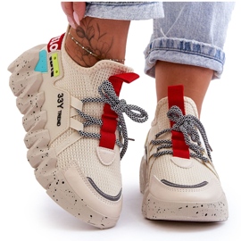 PS1 Baskets à enfiler à la mode Beige Evolution
