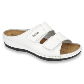 Inblu chaussures pour femmes pantoufles 158D107 blanc