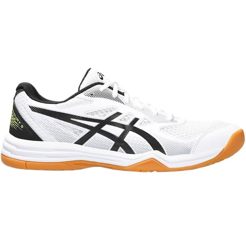 Asics Upcourt 5 M 1071A086 103 chaussures de volley-ball blanche blanche