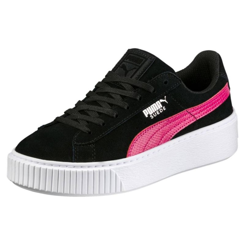 Chaussures Puma Suede Platform Snk Jr 363906 01 le noir