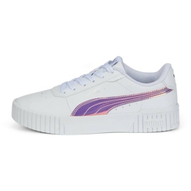 Chaussures Puma Carina 2.0 Holo 387985 01 blanche Chaussures Puma Carina 2.0 Holo 387985 01 blanche
