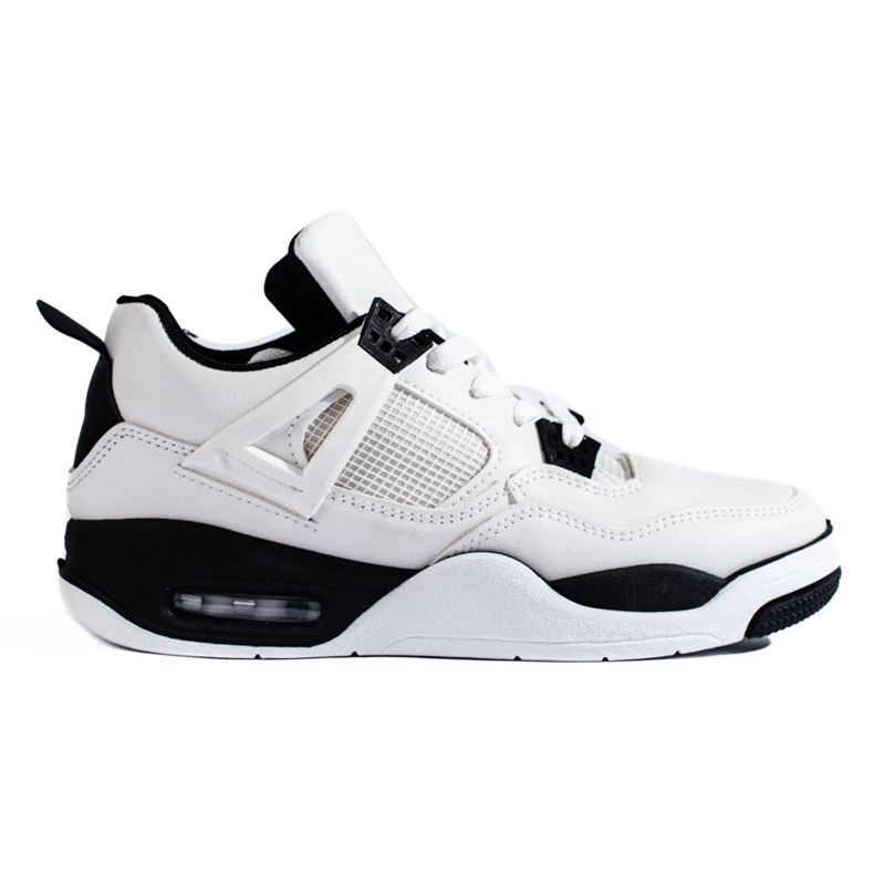 Baskets noires et blanches à semelle épaisse de Shelovet