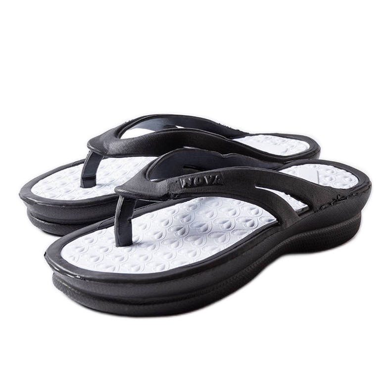 Tongs légères noires Isla le noir