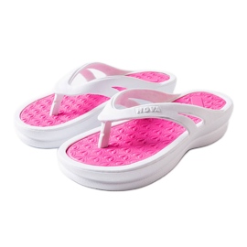 Tongs Isla blanc clair blanche