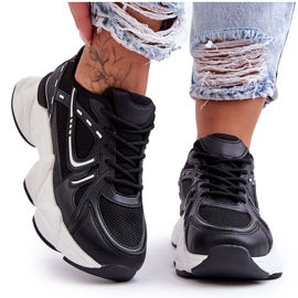 FG2 Chaussures de sport pour femmes Baskets noires Feluci