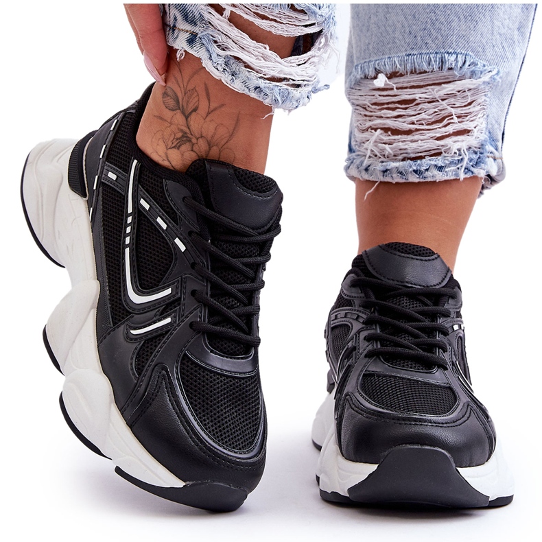 FG2 Chaussures de sport pour femmes Baskets noires Feluci le noir FG2 Chaussures de sport pour femmes Baskets noires Feluci le noir