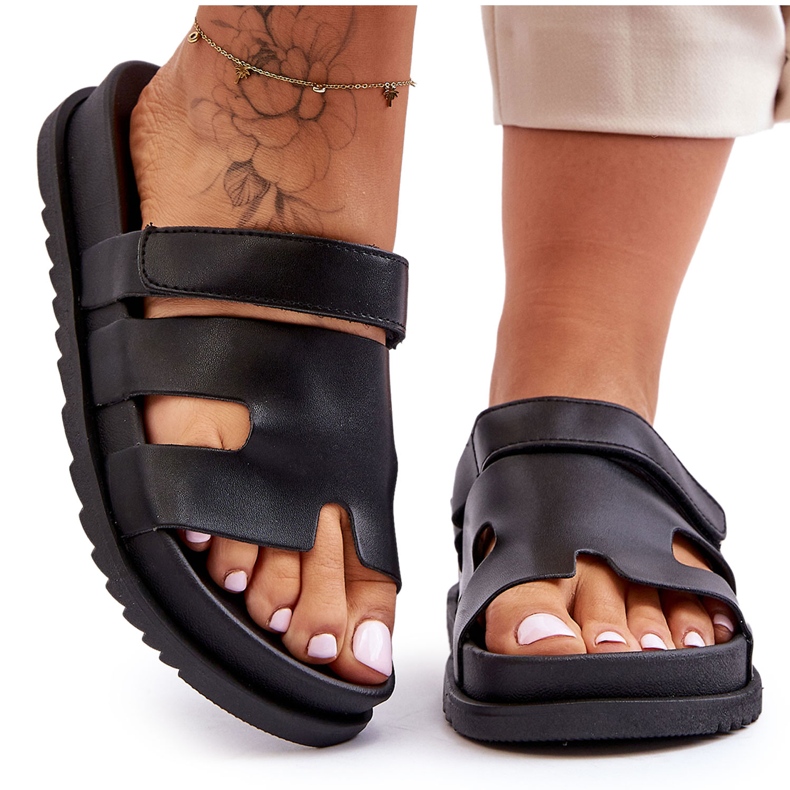 Chaussons Molie noirs classiques pour femmes le noir