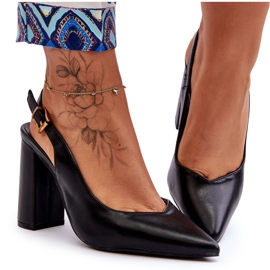 Escarpins Peep Toe Classiques Noir My Love