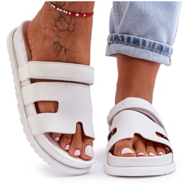 Sandales Classiques Femme Blanc Molie