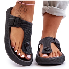 Tongs Mousse Femme Noir Apollo le noir