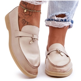 PM1 Mocassins Classiques Femme Beige Cortez