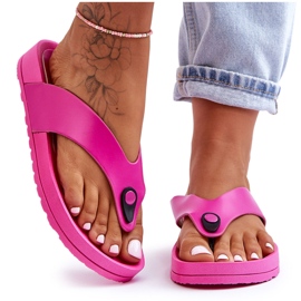 Tongs Plateforme Femme Fuchsia Bellitta rose