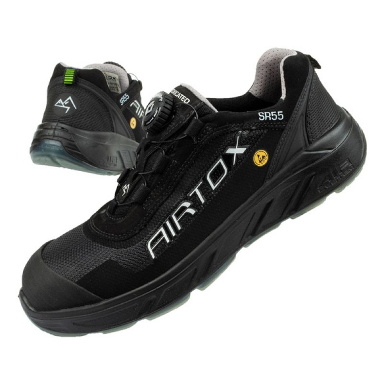 Chaussures de travail Airtox Techfiber S1-P Src Esd SR551CA le noir