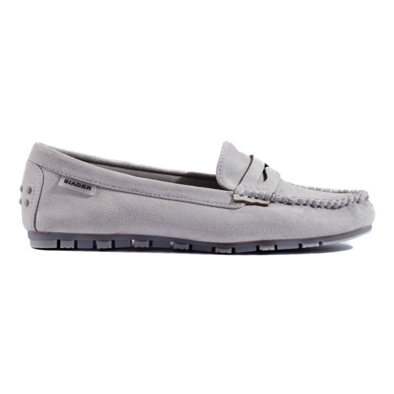 Mocassins en daim gris pour femmes de Shelovet Mocassins en daim gris pour femmes de Shelovet
