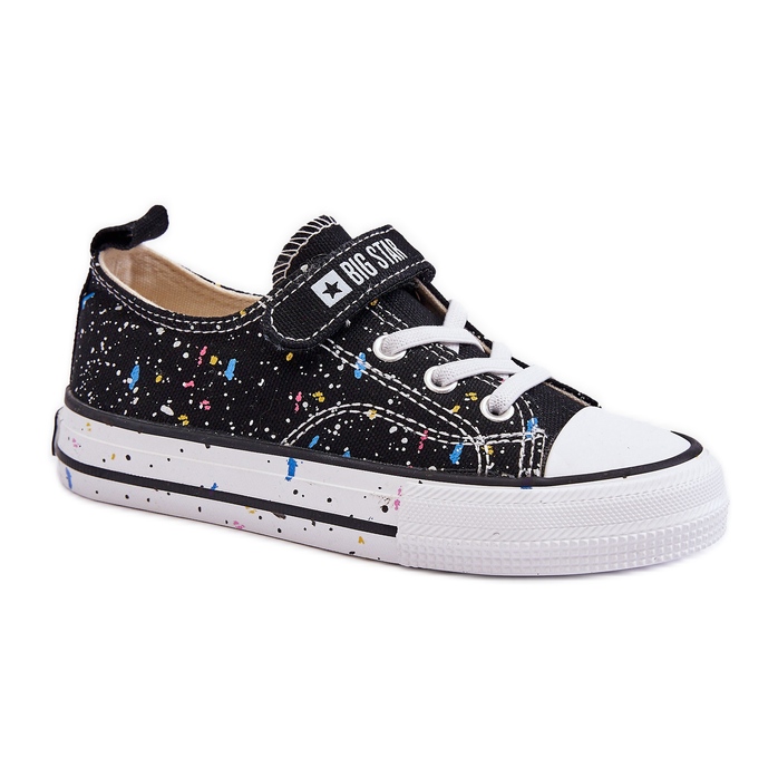 Baskets Velcro Enfant Big Star LL374063 Noir le noir