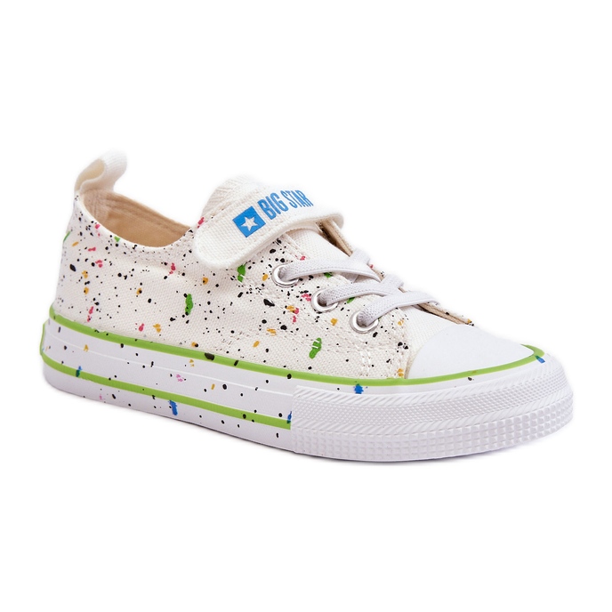 Baskets Velcro Enfant Big Star LL374062 Blanc blanche