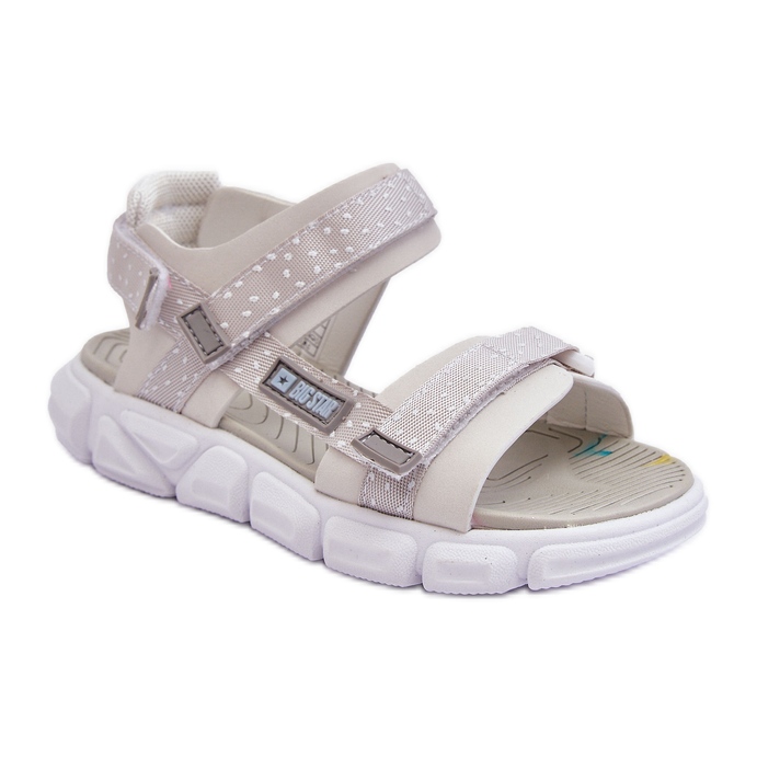 Sandales Velcro Enfant Big Star LL374201 Gris