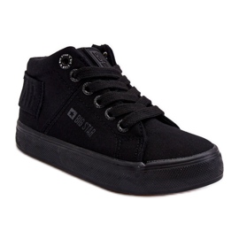 Baskets montantes classiques pour enfants Big Star LL374001 Noir